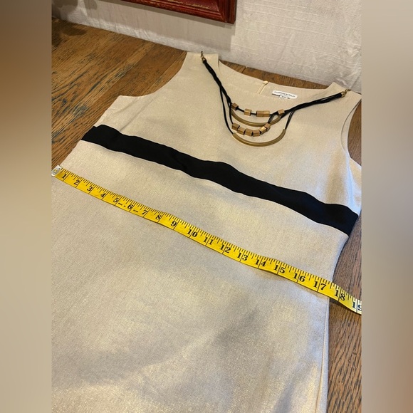 KATHERINE BARCLAY – SLEEVELESS LINEN BLEND DRESS – SIZE M - Picture 5 of 11